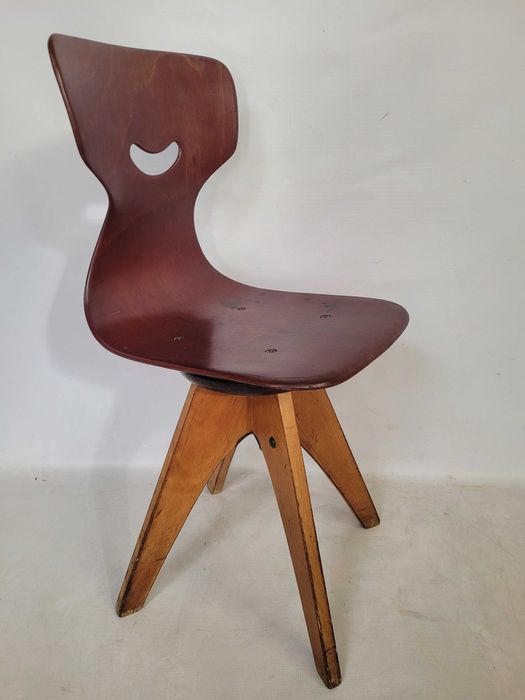 krzesło FLOTOTTO biurkowy dziecka biurowe lata 70 obrotowe