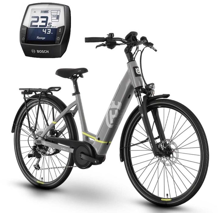 Rower Elektryczny Husqvarna Towner 2 Miejski BOSCH (NOWY GWARANCJA)