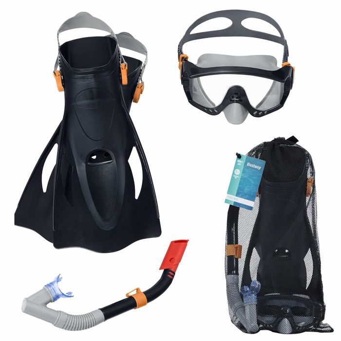 Bestway Zestaw do Nurkowania Pływania Maska Płetwy Rurka Snorkelingu