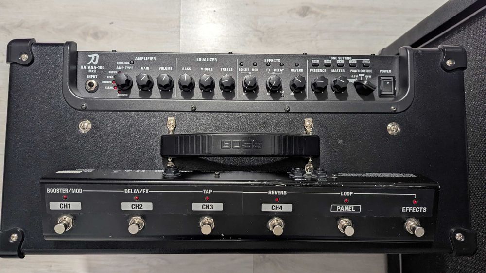 Boss Katana MKII 100W + Boss GA-FC