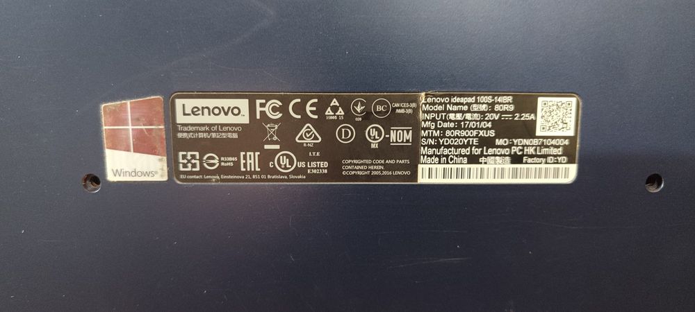 Portátil para peças