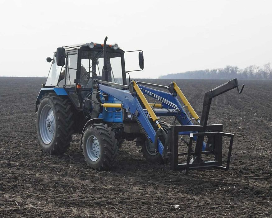 Фронтальний навантажувач на трактор МТЗ 82, Фронтальный погрузчик КУН