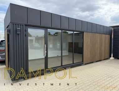 Pawilon kontener 9x3 900x300 biurowy handlowy usługowy ogrodowy leasin