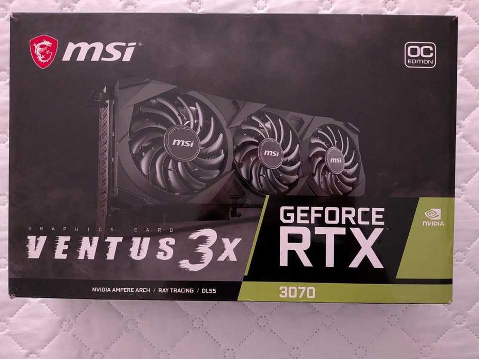 Placa Gráfica MSI RTX 3070 Ventus 3X