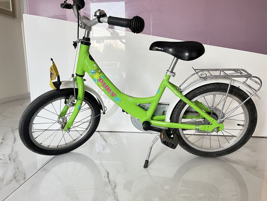 Rowerek dzieciecy PUKY YUKE 16 Lekki Aluminiowy Zielony WYSYŁKA
