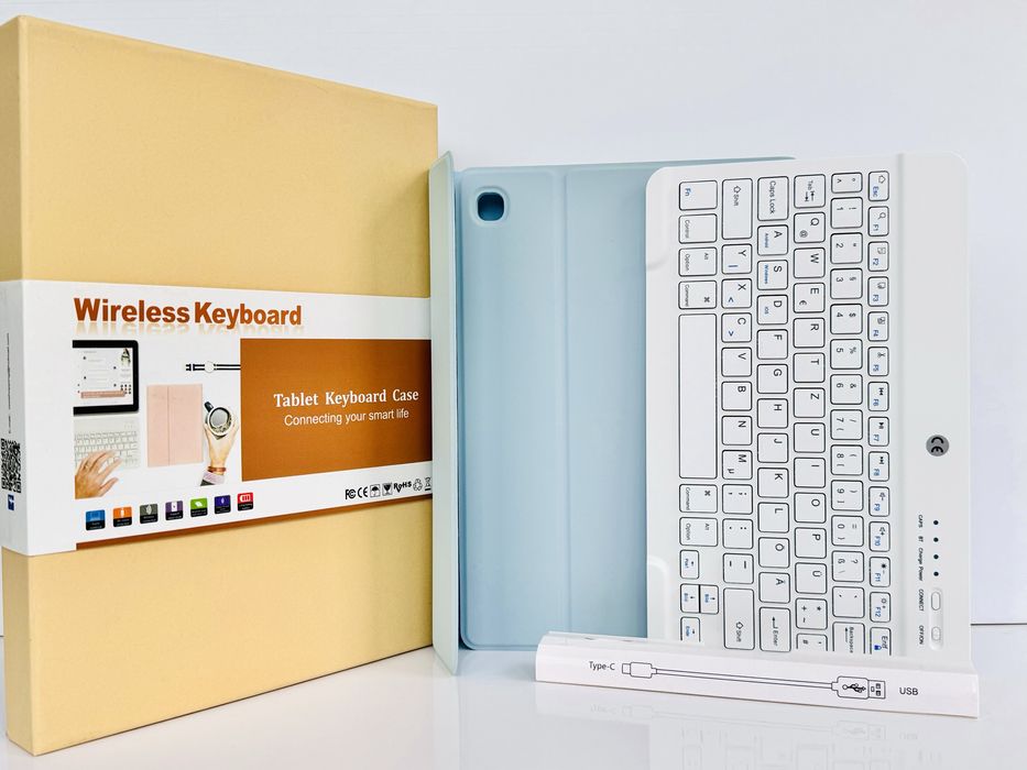 Бездротова клавіатура та чохол на Планшета 10.1 дюйм Андроїд iPad