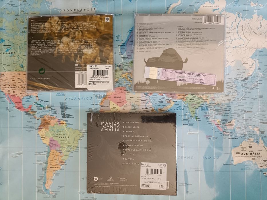 Pack 3 CD's Novos com película