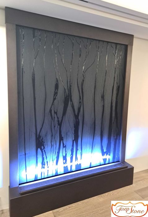 ŚCIANA WODNA. Ściany wodne. Do wewnątrz/zewnątrz. Fontanny ogrodowe.