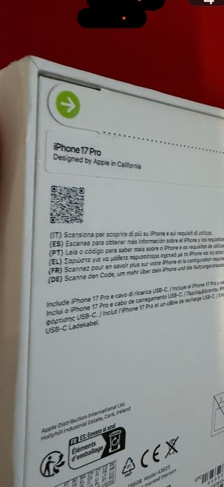 Iphone 17 pro 256GB Silver selado