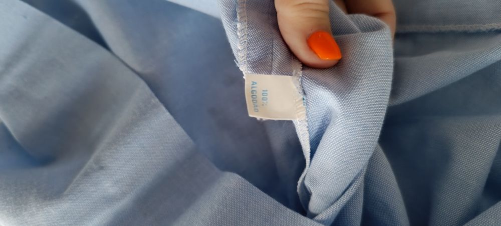 Vestido azul de menina. Usado. Em excelente estado
