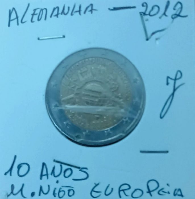 Dois euros comemorativa Alemanha