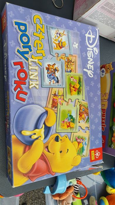 Kubuś Puchatek "4 pory roku" Disney Trefl, układanka edukacyjna