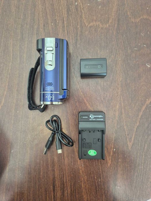 Sony DCR-SX33 niebieska | ładowarka | w pełni sprawna