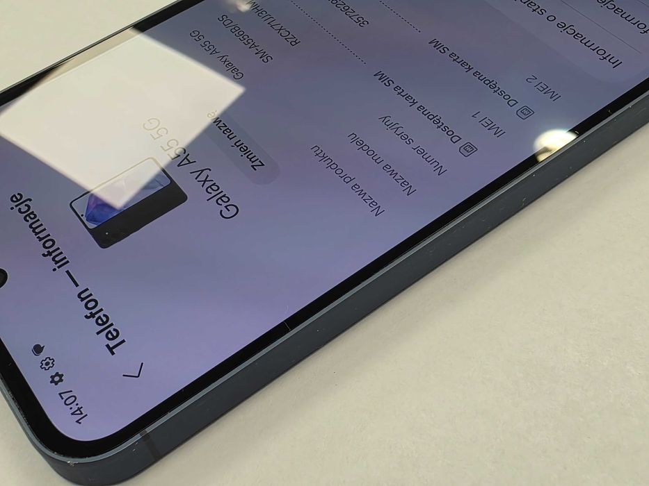 Samsung Galaxy A55 Dual SIM/ 8GB/ 128GB/ Awesome Navy/ Grade B+ do A-/ + ładowarka/ BAT 99%/ GW 12 MSC