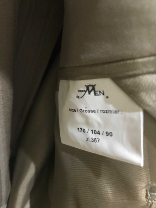 Nowy garnitur New Men rozm M prążki cena katalogowa 367 zł