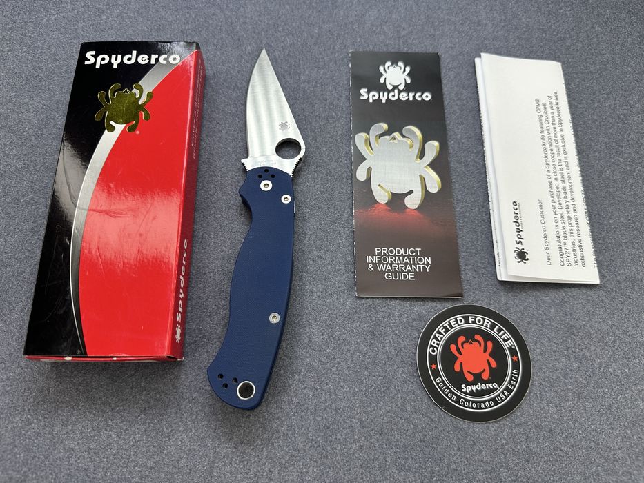Ніж Spyderco Para Military 2 Cobalt Blue SPY27