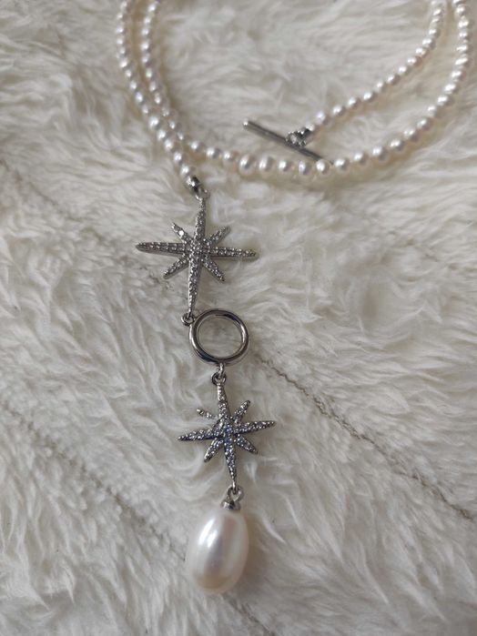 Naszyjnik z pereł naturalnych