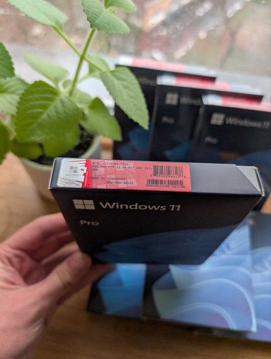 Боксова Windows 11 Pro BOX USB Оригінал Віндовс Активація Коробка VIP