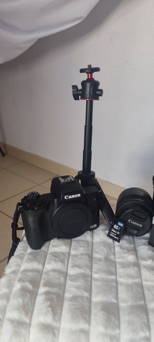 Canon M50 Com Bolsa e Acessórios Troca