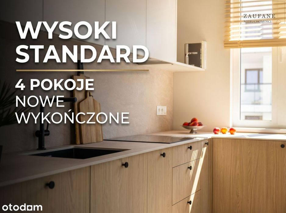 4 pokoje ★ Nowe ★ Wykończone