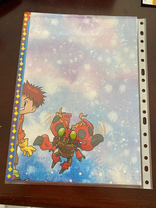 Caderneta Cromos-Poster-Digimon- Bollycao-50-Cromos-Por Colar-Panrico