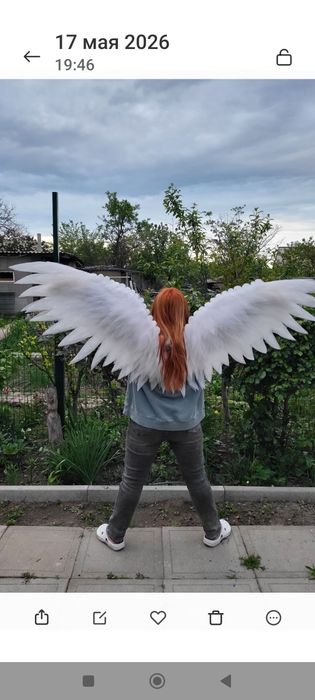 Крылья ангела для фотосессии напрокат