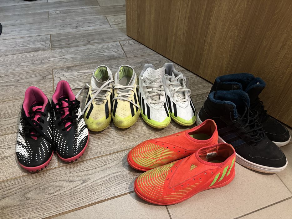 Buty adidas pradator crazy fast śniegowce zimowe korki turfy 38/39