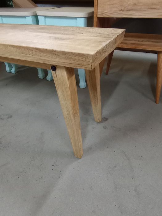 Ławka dębowa olejowana