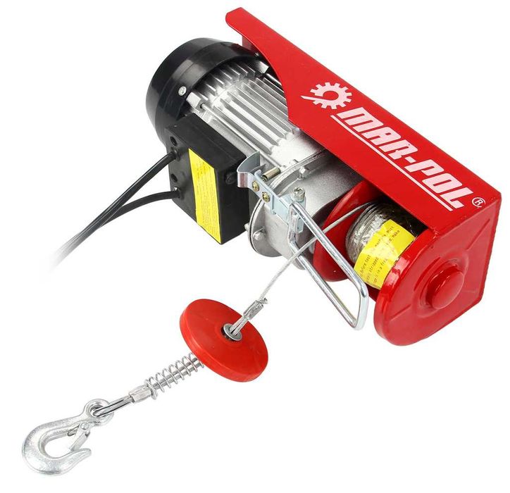 WYCIĄGARKA Elektryczna Budowlana 250kg 230V Wciągarka 550W