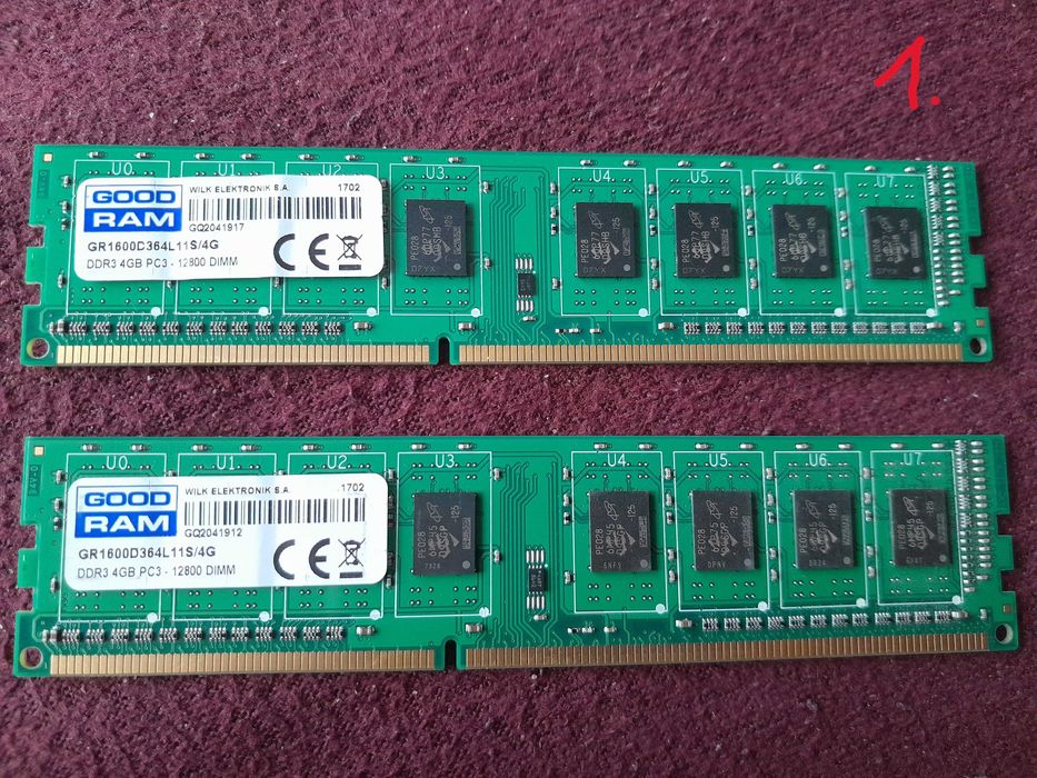 Pamięć DDR3 4GBx2szt. PC3-1280 DIMM