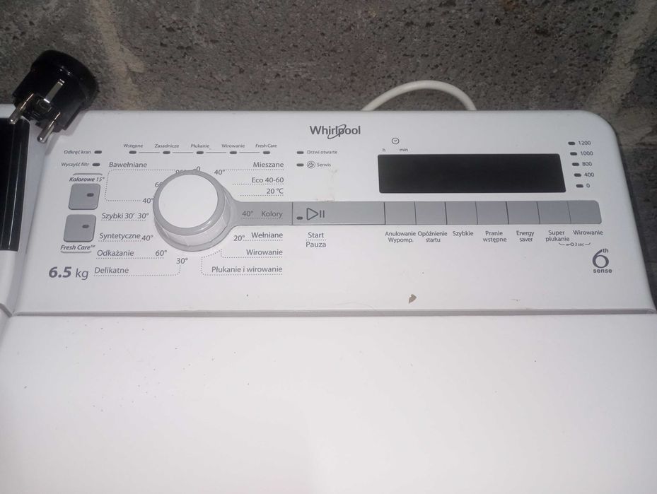 Pralka Whirlpool seria 6