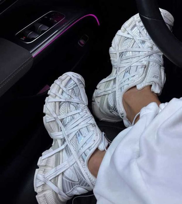 (БЕЗ ПЕРЕДОПЛАТИ)Balenciaga 3XL Extreme Lace баленсіага 3 ікс ель біла