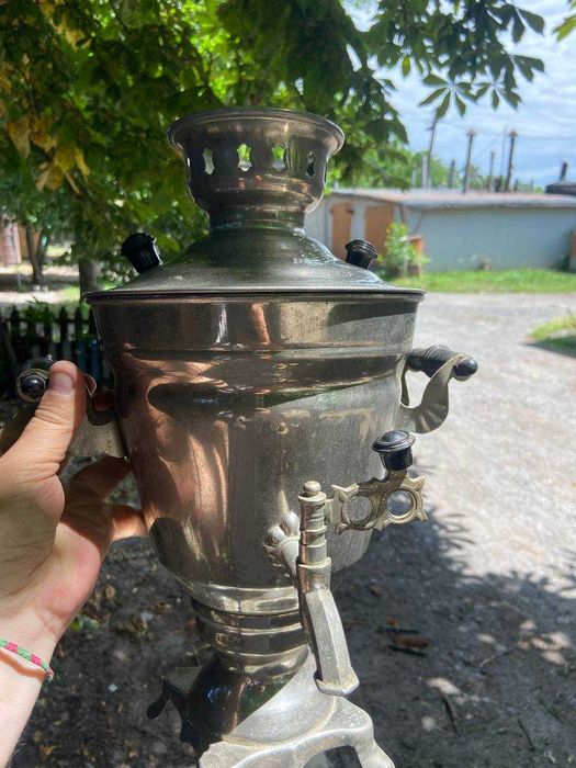 Самовар латунний ссср робочий