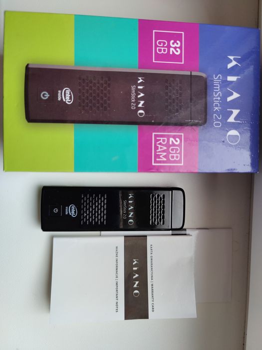 Orginalny jak nowy mini komputer Kiano Slim Stick 2.0