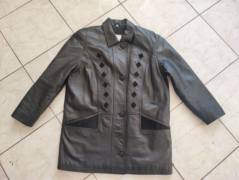 Damska kurtka skóra naturalna czarna