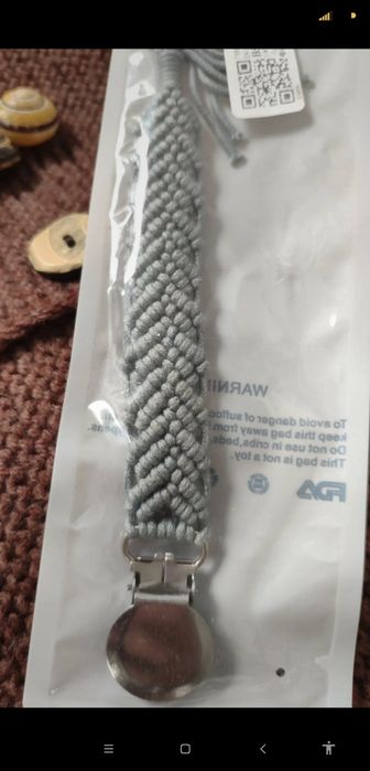 Przypinka, Klips zawieszka do smoczka NOWA