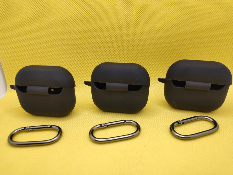 Чехол силиконовый на наушники Samsung Galaxy Buds 3 / 3 Pro + карабин!