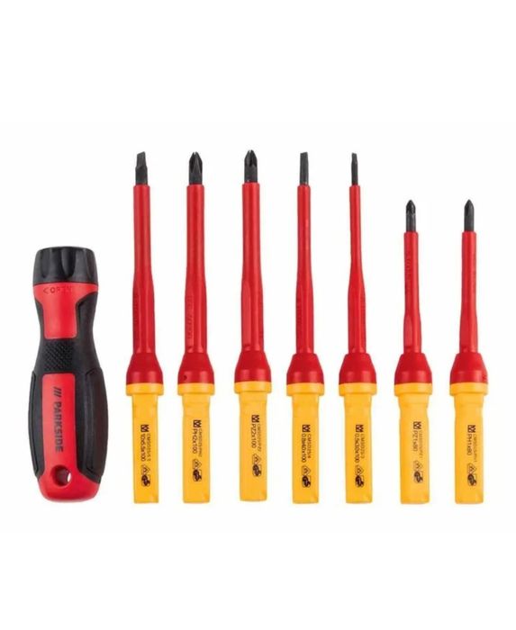 Mala ferramentas eletricista profissional 82 peças parkside performanc