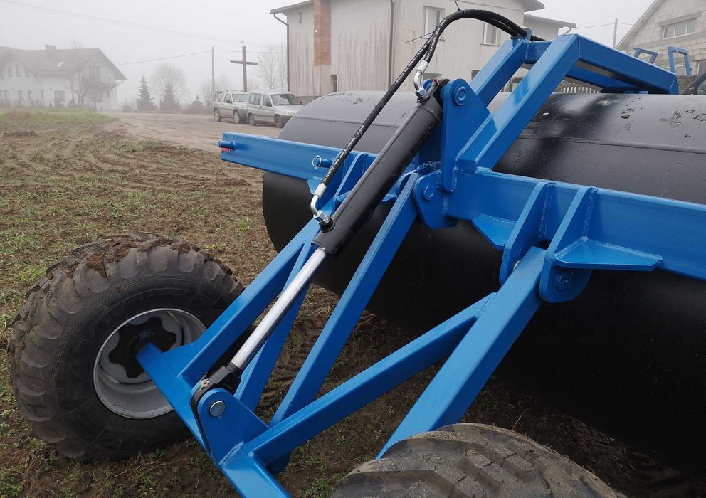 Wał Łąkowy 3m Hydrauliczny Ciągany Duże Koła!