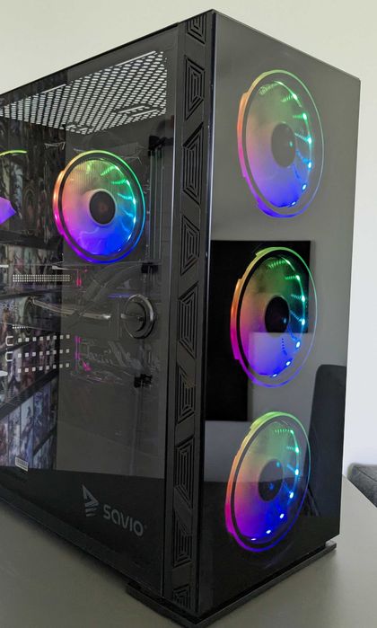 Komputer gamingowy Intel i5 9600K / grafika RX 5700 XT 8GB / SSD / 16GB RAM / MSI Tomahawk Z370 / oświetlenie LED / gwarancja