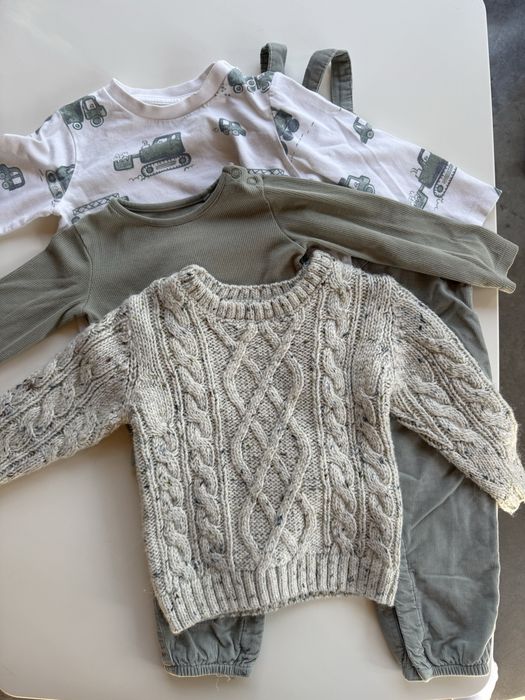 Лот  Комбінезон Zara світер Mothercare боді Next Лонгслів Flo 80-86