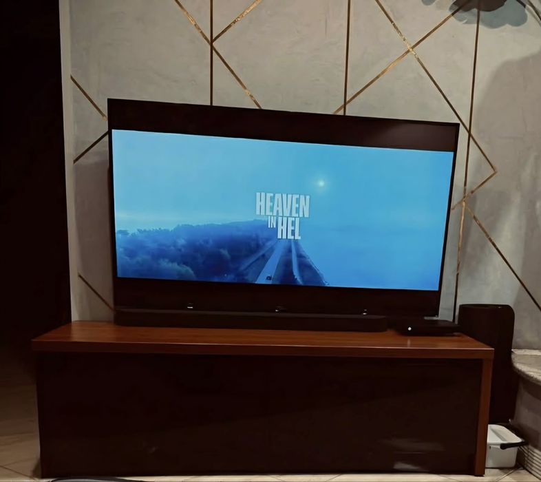 Komplet szafka RTV + Komoda czarny połysk