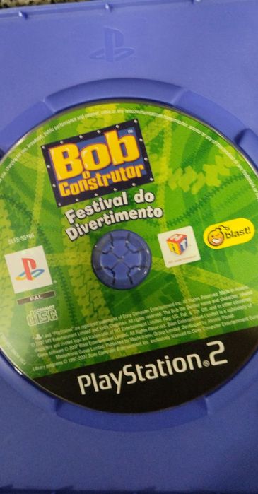 Jogo PS 2 do Bob o construtor