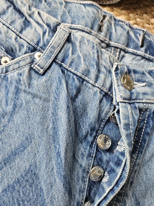 Damskie wyjątkowe Asos spodnie Jeansy wzorem w fale 28/32