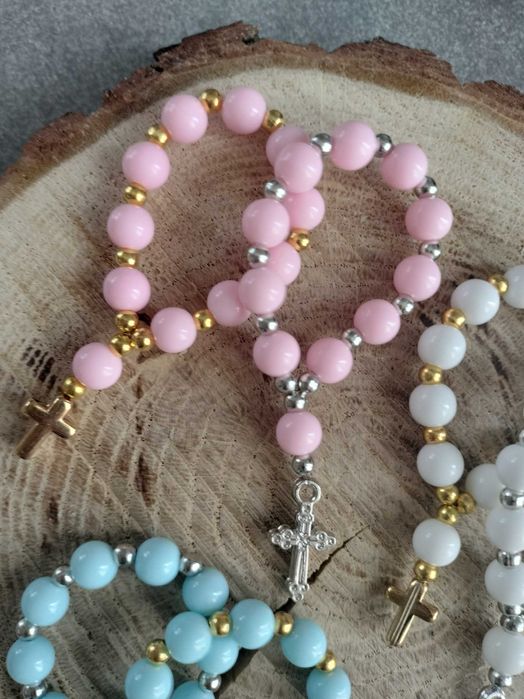 Dziesiątka różańca podziękowanie Komunia Święta Bierzmowanie kolor