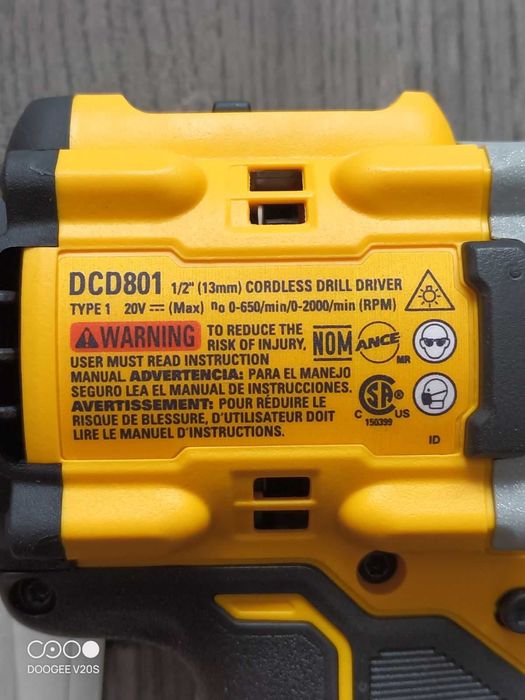 Dewalt DCD801 DCD806 20V MAX Brushless Drill Driver