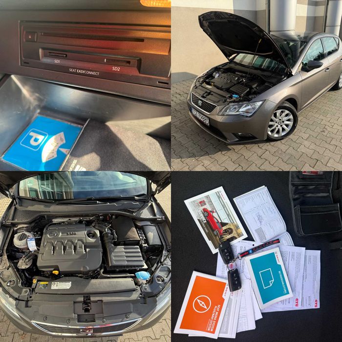 * SEAT LEON 2,0 TDI 150KM Klima Navi Alu servis *