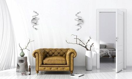 Lampa ścienna kinkiet chrome LED połysk