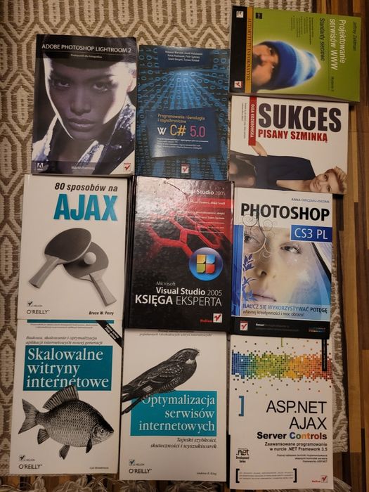 książki są różne, programowanie i bilitrystyka itp.,