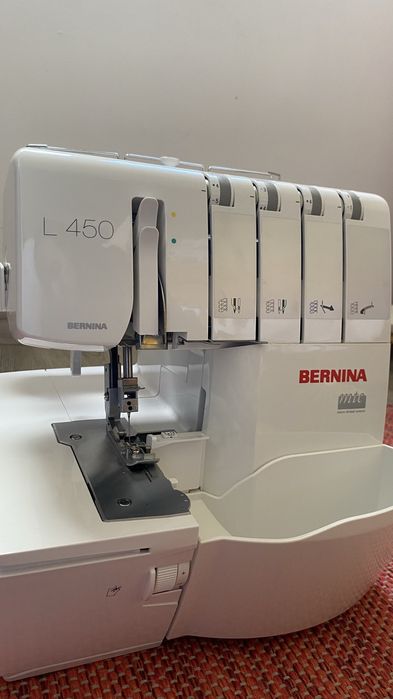 Máquina de Corte e Cose BERNINA L 450 – Semi Nova (3 meses de uso)